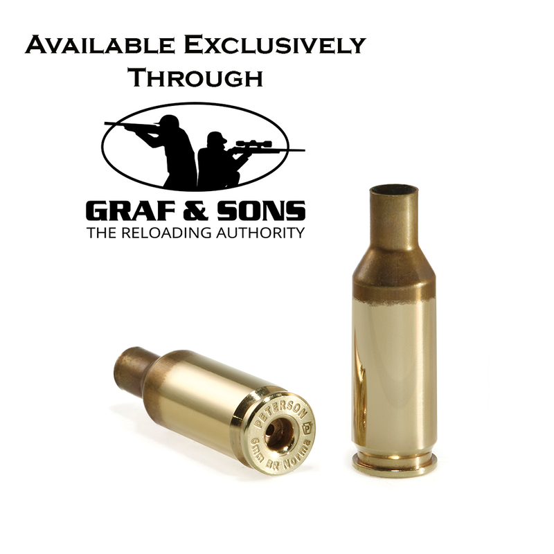 Peterson 6mm BR Norma Unprimed Brass (50)