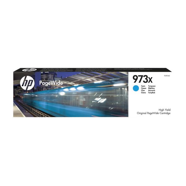HP 973X High Yield Cyan Original PageWide Cartridge ~7 000 pgs