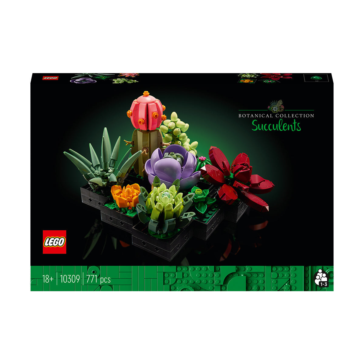 LEGO® ICONS  Botanicals Succulents Plant Decor Building Kit 10309