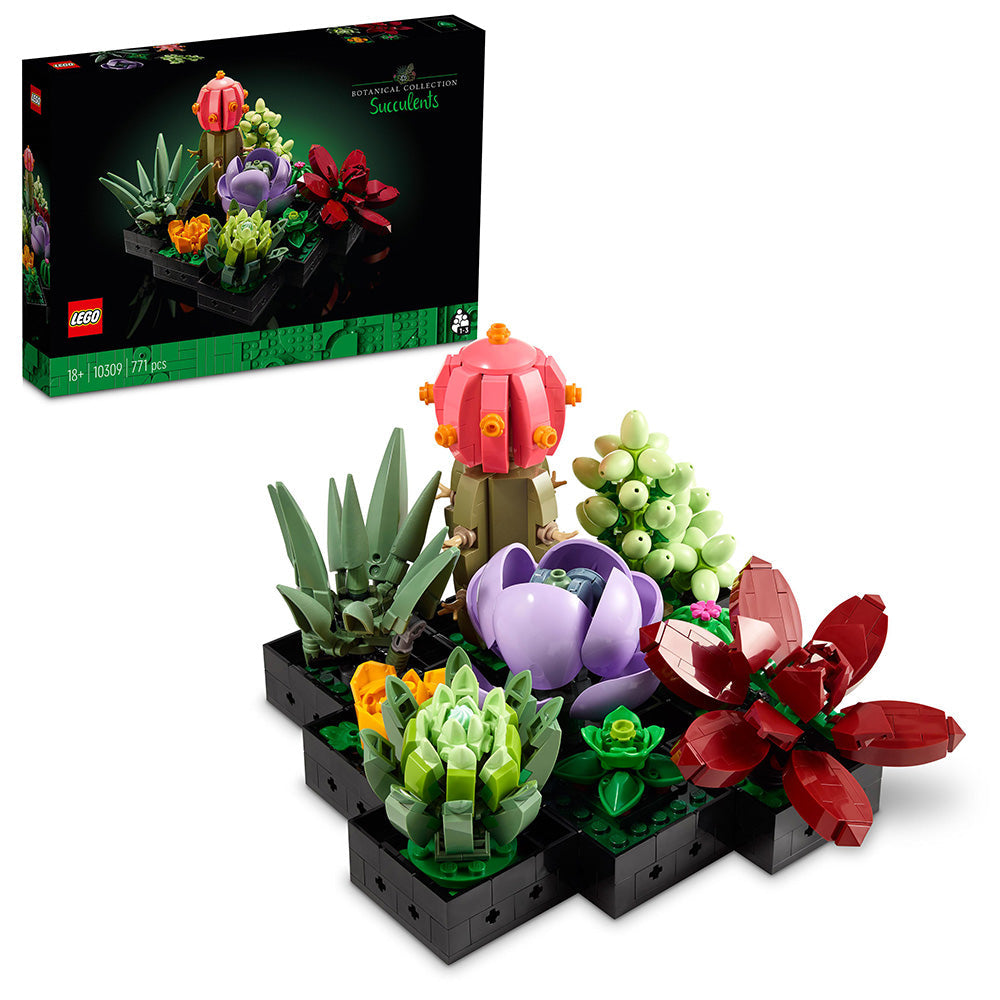 LEGO® ICONS  Botanicals Succulents Plant Decor Building Kit 10309