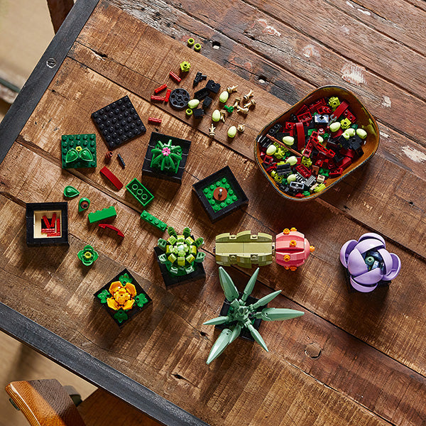 LEGO® ICONS  Botanicals Succulents Plant Decor Building Kit 10309