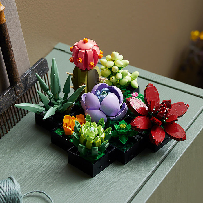 LEGO® ICONS  Botanicals Succulents Plant Decor Building Kit 10309