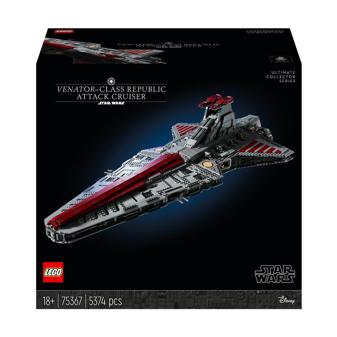 LEGO® Star Wars™ Venator-Class Republic Attack Cruiser UCS Building Kit 75367