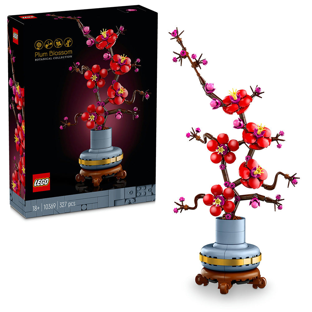 LEGO® ICONS Botanicals Plum Blossom Flower Building Set for Adults 10369