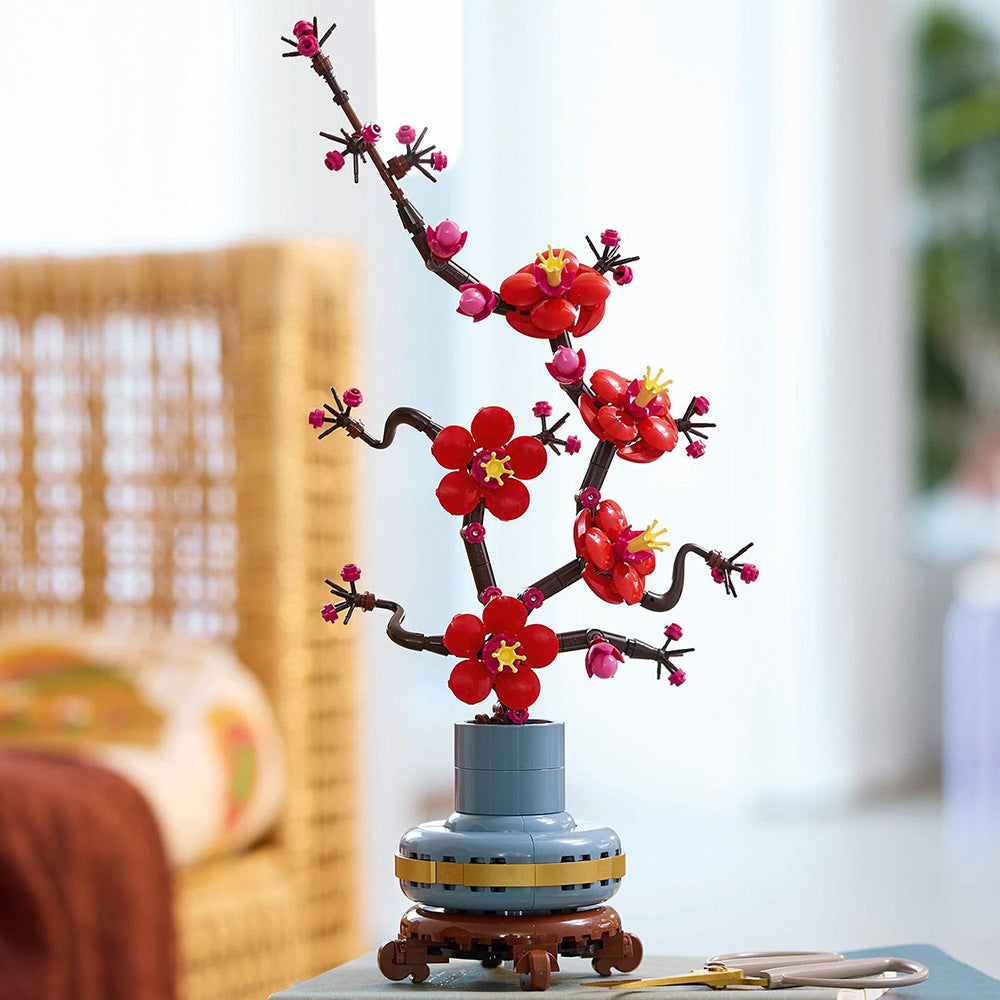 LEGO® ICONS Botanicals Plum Blossom Flower Building Set for Adults 10369