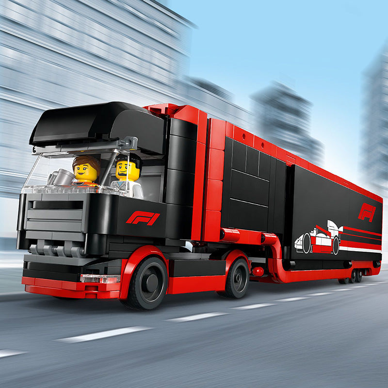 LEGO® City F1® Truck with RB20 & AMR24 F1® Cars Toy Racing Transporter Set 60445
