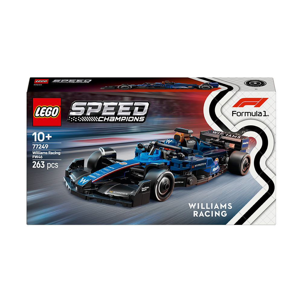 LEGO® Speed Champions Williams Racing FW46 F1® Race Car Vehicle Set 77249 - SLIGHTLY DAMAGED BOX