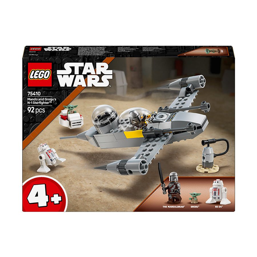LEGO® Star Wars™ Mando and Grogu’s N-1 Starfighter Set 75410