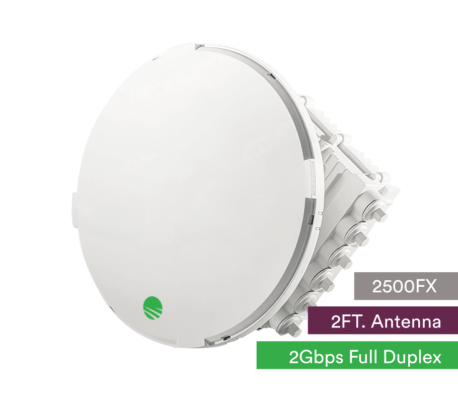 Siklu E-Band (80GHz) PTP link FDD 2Gbps. 2ft EXT antenna