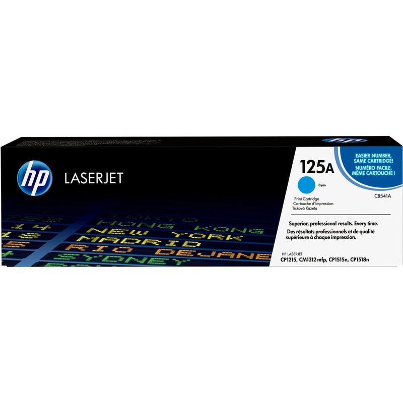 HP 125A Cyan Original LaserJet Toner Cartridge 1 400 pgs