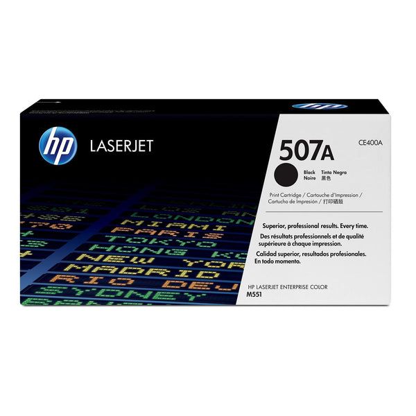 HP 507A Black Original LaserJet Toner Cartridge 5 500 pgs