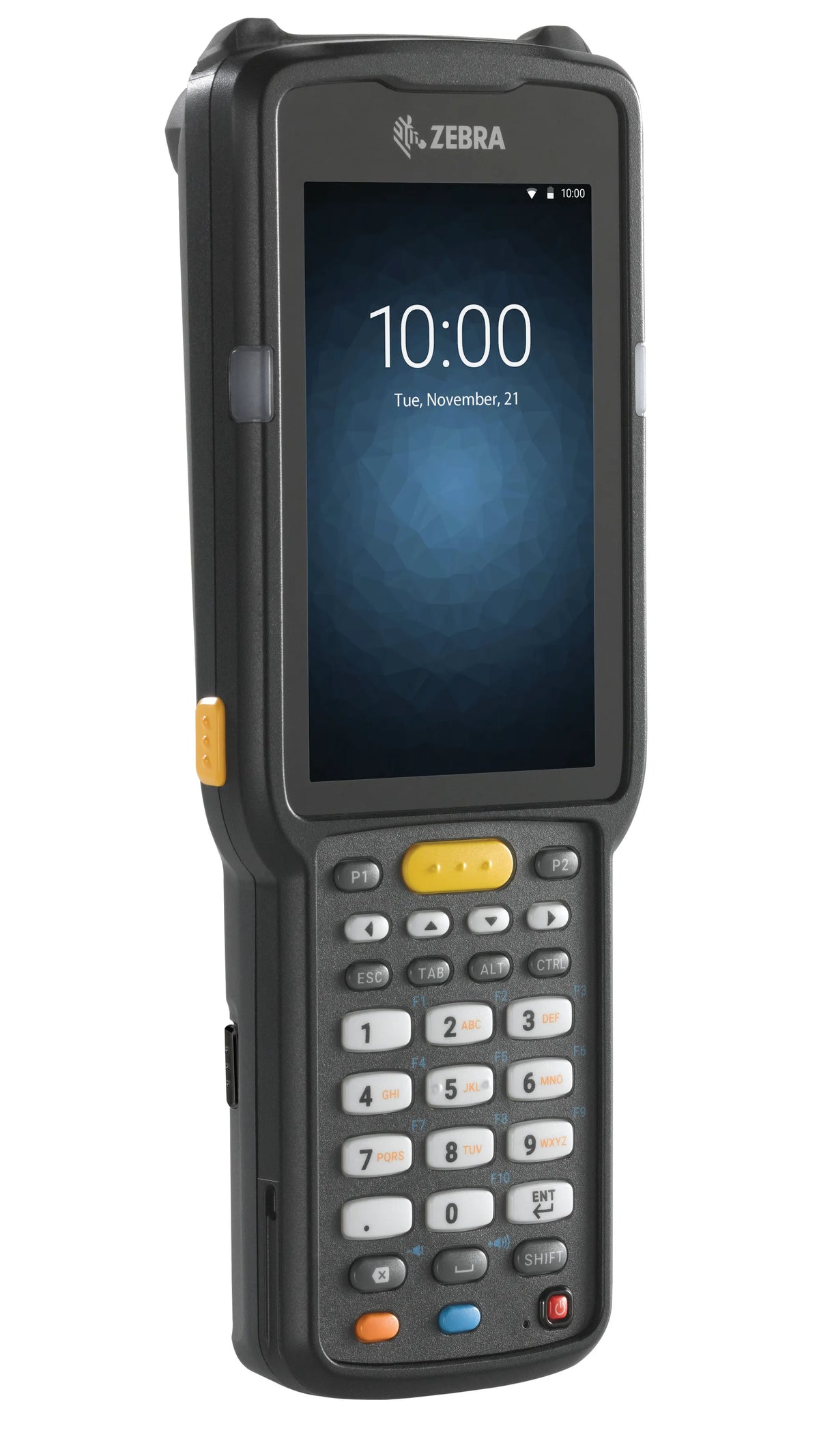 Zebra Brick Straight Shooter; 802.11 a/b/g/n/ac; Bluetooth; 2D SE4770; 4.0'' display; 38 Key; Extended Capacity Battery; Android
