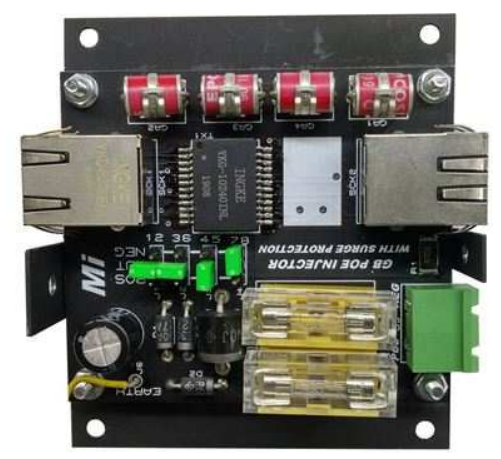 Passive Gigabit POE injector with Surge Protection