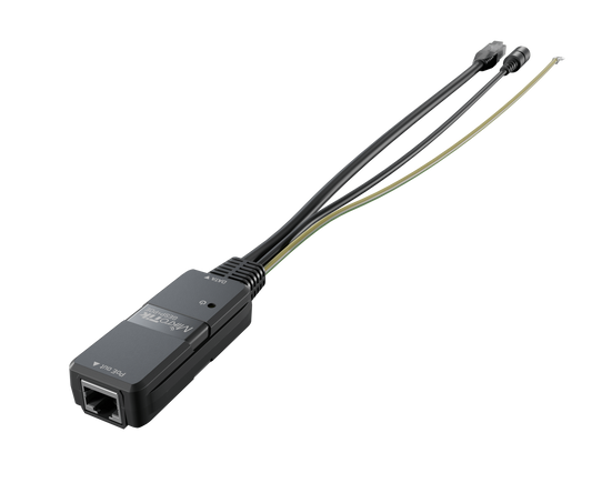 MikroTik Gigabit PoE injector with surge protection, indoor enclosure