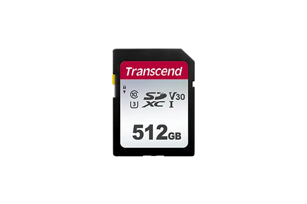 TRANSCEND 300S 512GB UHS-1 CLASS 10 U1 U3 V30 SDXC CARD 3D NAND