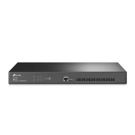 TP-Link Omada 8-Port 10G 1U Rackmount L2+ Switch 8×10G SFP+ Static Routing IPv6
