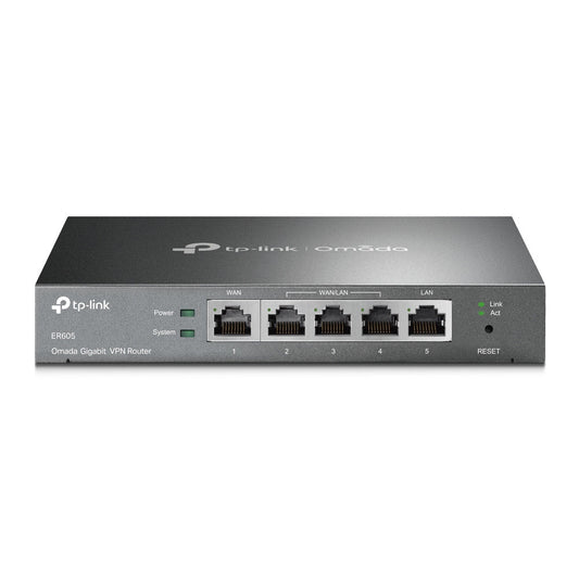 TP-Link Omada Gigabit VPN Router 1×1G WAN 2×1G WAN/LAN 2×1G LAN USB 2.0 150K Sessions