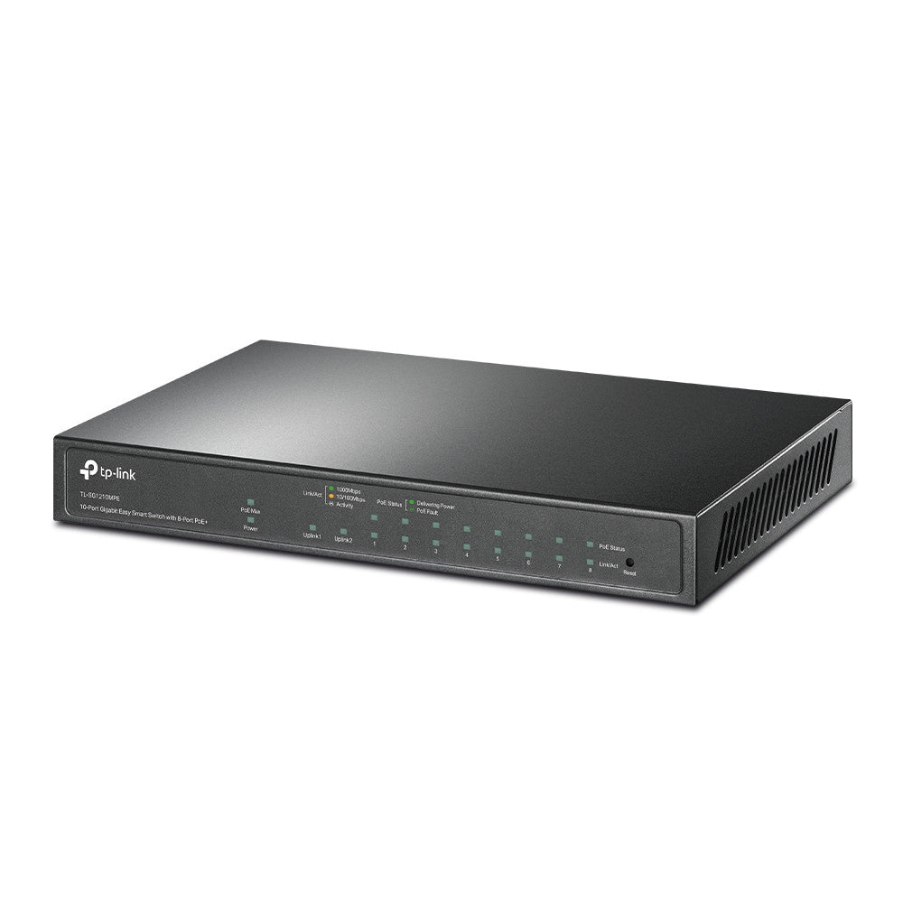 TP-Link 10-Port Gigabit PoE+ Easy Smart Switch | TL-SG1210MPE