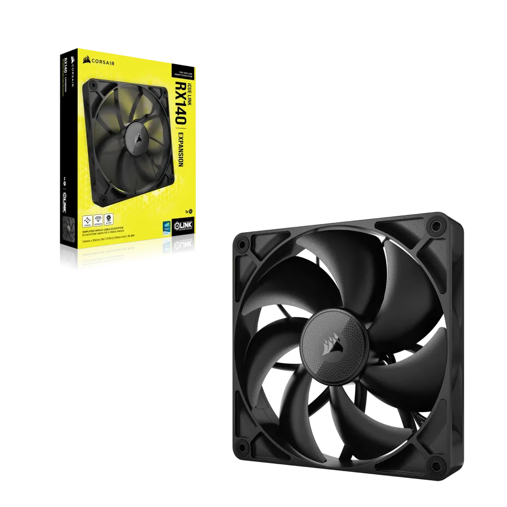 Corsair RX Series; iCUE LINK RX140; 140mm Fan; Single Pack