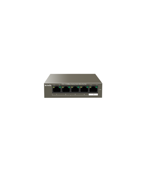 TENDA 5-Port Desktop Switch With 4 PoE