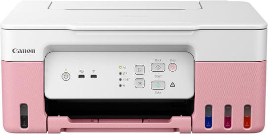 CANON G3430 PINK MEGATANK CONTINUOUS INK SUPPLY SYSTEM A4, 3 IN 1 - CONTINUOUS INK SUPPLY SYSTEM, 4800 X 1200 DPI, 11 IPM MONO, 6.0 IPM COLOUR, BORDERLESS PRINTING, 100 SHEETS REAR FEED PAPER SUPPLY, WINDOWS AND MAC SUPPORT . USB.WI-FI. USES GI-41 PGBK/C/ - Guards On Duty Shop & Security Guards