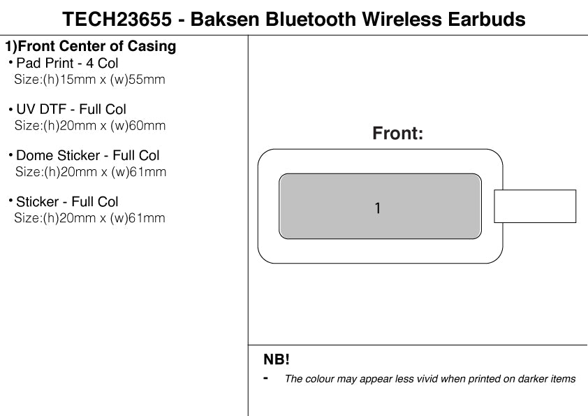 Baksen Bluetooth Wireless Earbuds