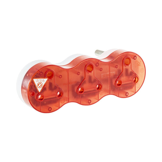 SURGE ADAPTER 3X16A RED PLUG