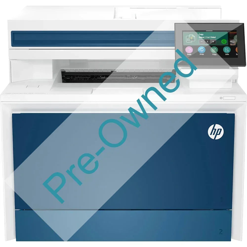CPO HP COLOR LASERJET PRO 4303DW MFP; PRINT, COPY, SCAN 4 PREINSTALLED INTRODUCTORY HP LASERJET TONER CARTRIDGES (BLACK: 2000 PAGES, INTRODUCTOY CYAN, MAGENTA, YELLOW 1,000 PAGES), BLACK (A4, NORMAL): UP TO 33 PPM COLOUR (A4, NORMAL): UP TO 33 PPM, BLACK - Guards On Duty Shop & Security Guards