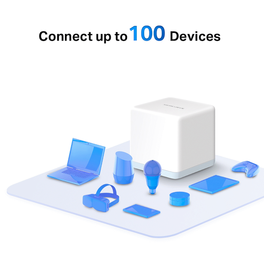 TP-Link Mercusys Halo H30 (3-Pack) AC1200 Whole Home Mesh Wi-Fi System