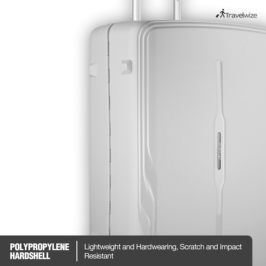 Travelwize Clipper PP 75cm 4-Wheel Spinner Luggage Nardo Grey