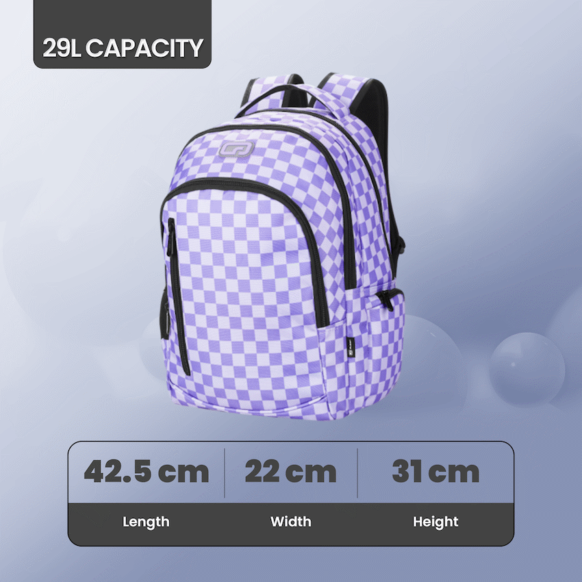 Quest Checker Senior Scholar Backpack Purple