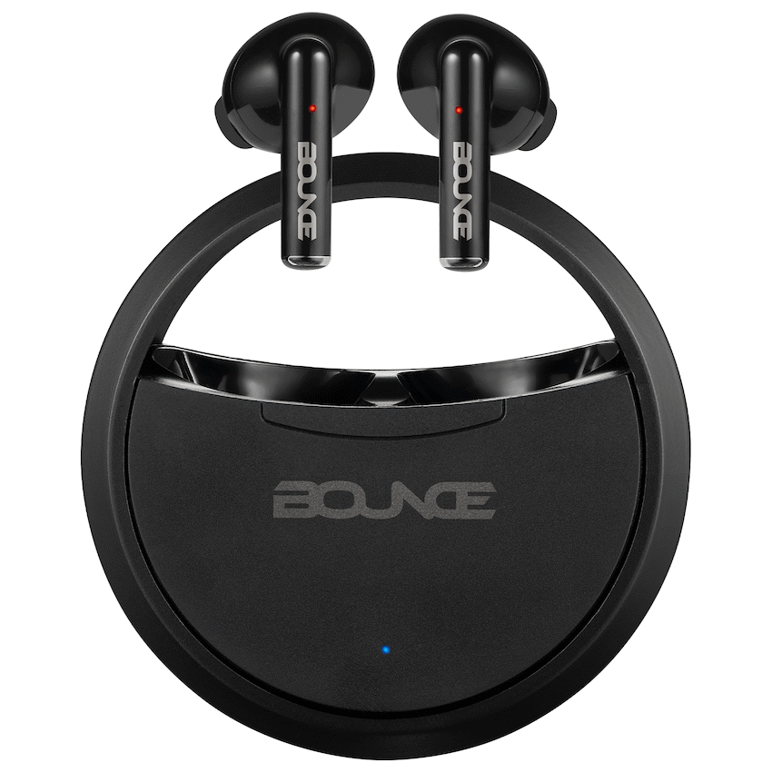 Bounce Proton Series True Wireless Earphones with Charging Case - Black - Guards On Duty Shop & Security Guards