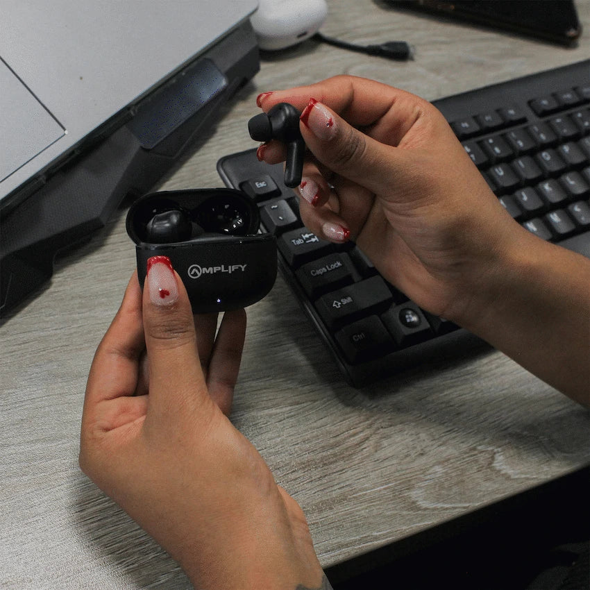 Amplify Soundflow Series TWS Earphones - Black - Guards On Duty Shop & Security Guards