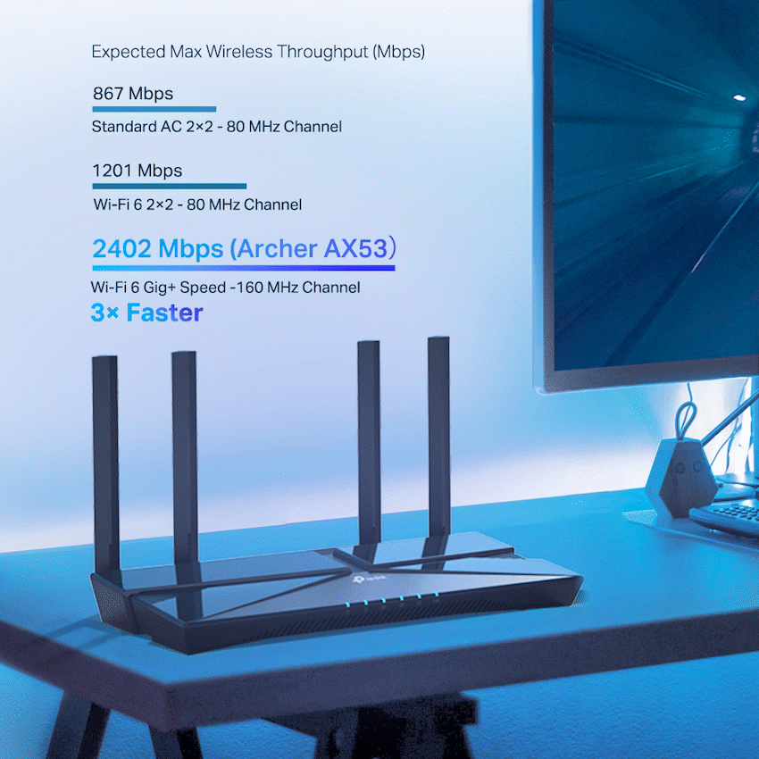 Archer AX53 AX3000 Dual-Band Wi-Fi 6 Router