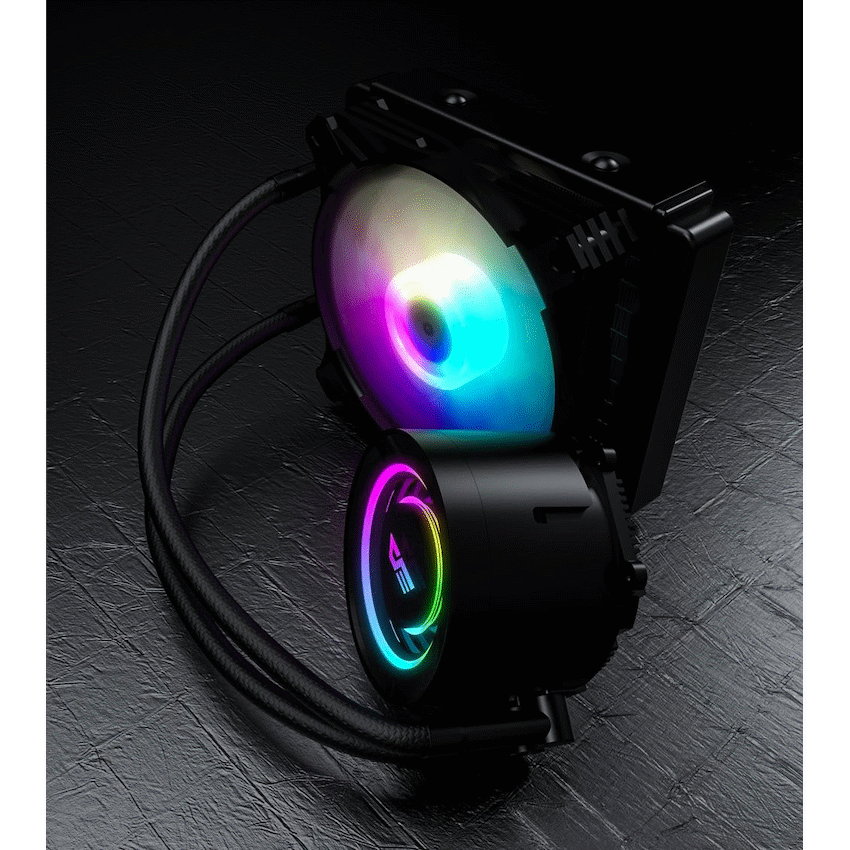 darkFlash DX120 V2.6 Liquid CPU Cooler - Black