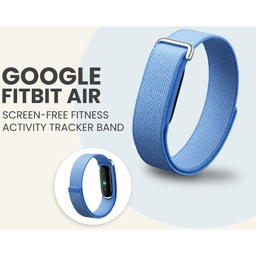 Google Fitbit Air Fitness Activity Tracker Band - Blue