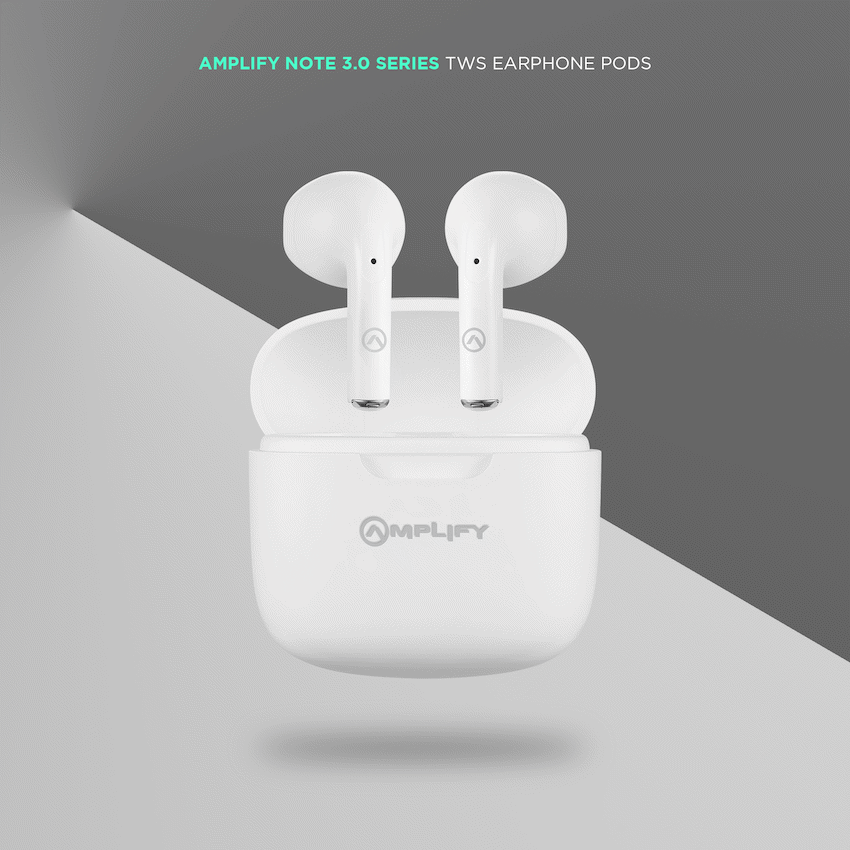 Amplify Note 3.0 Series TWS Earphones - White - Guards On Duty Shop & Security Guards
