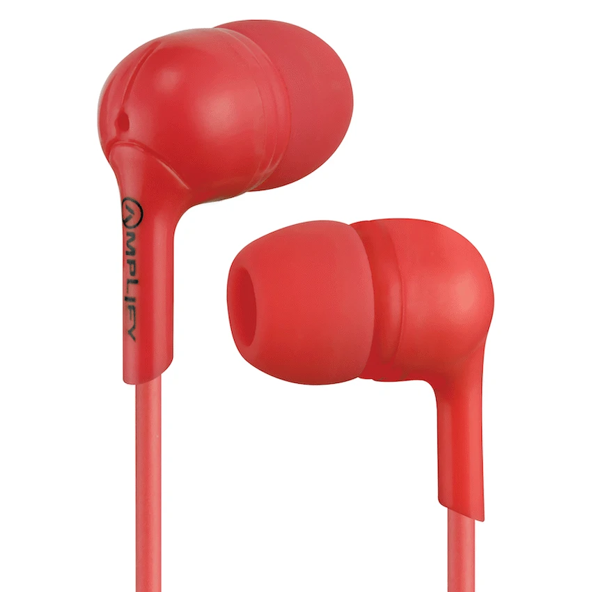 Amplify Jazz Series Earphones - Red - Guards On Duty Shop & Security Guards