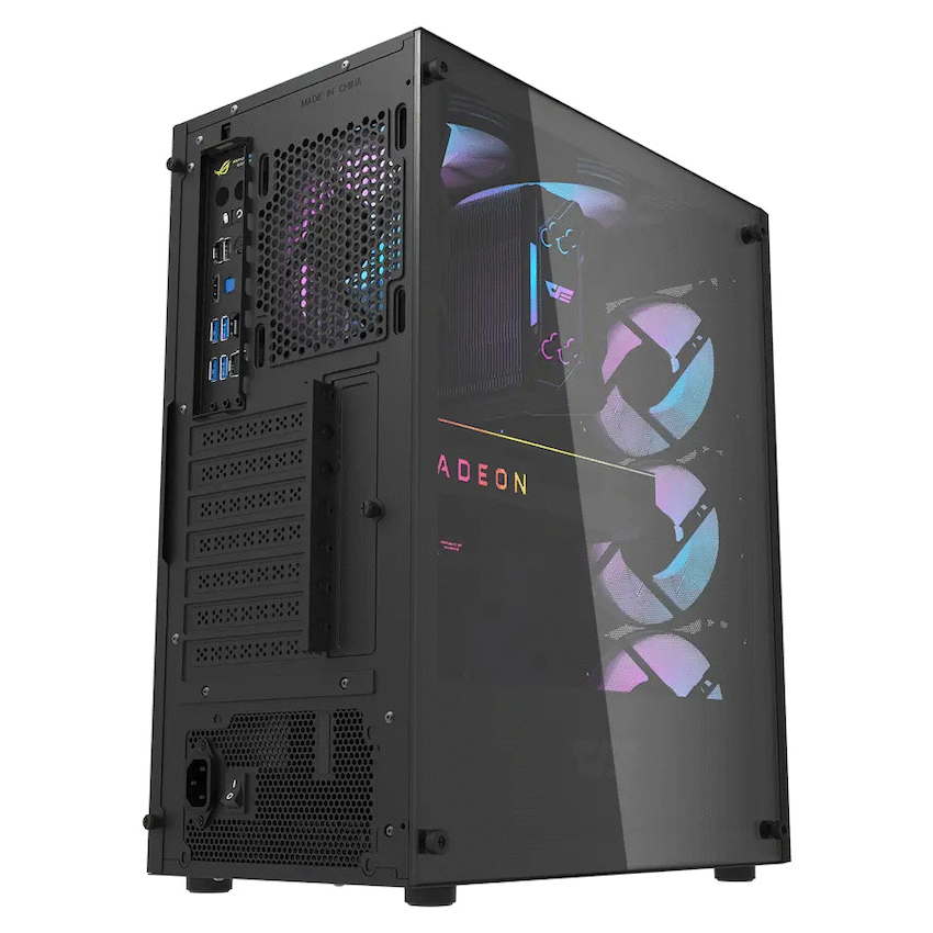 darkFlash Computer Case DK352 Plus - Black (with 4 ARGB Fans) - Guards On Duty Shop & Security Guards