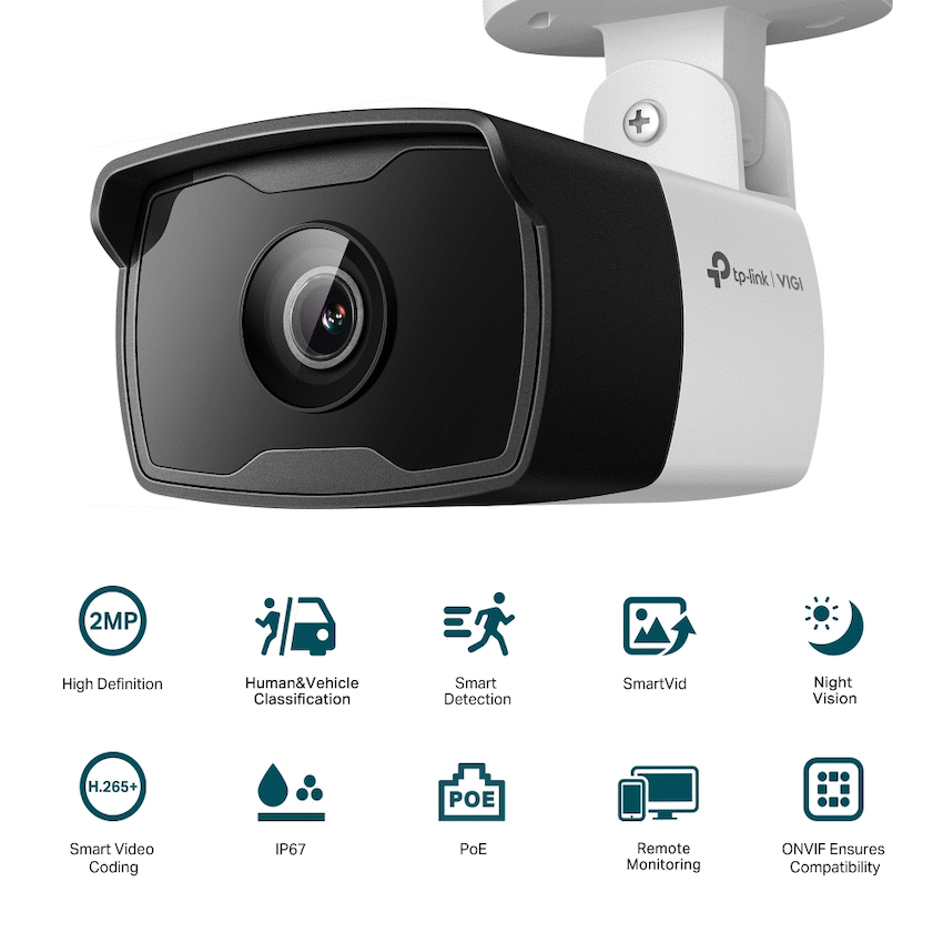 TP-Link Vigi C320I 2MP 2.8mm Outdoor Bullet Network Camera