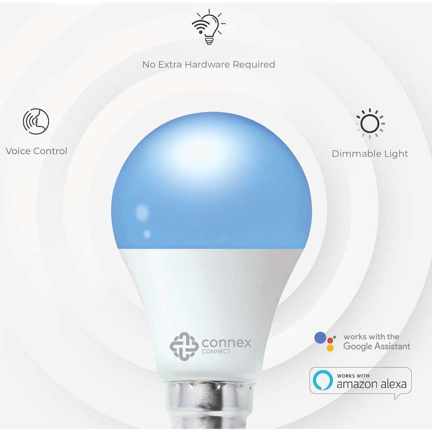 Smart Wi-Fi Bulb 6w LED RGB White - Bayonet - Guards On Duty Shop & Security Guards