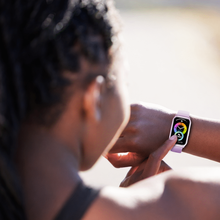 Amplify Lyra Series Smartwatch - Purple - Guards On Duty Shop & Security Guards