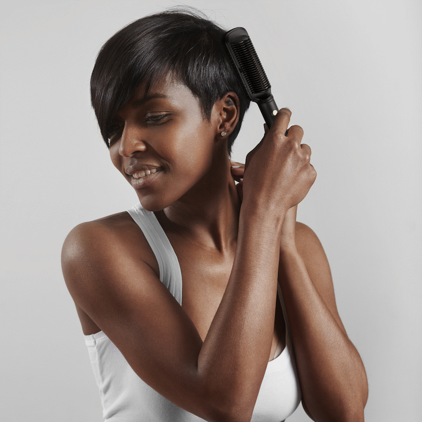 Carmen Ebony Hair Straightening Brush