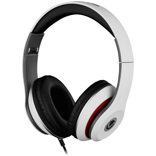 Volkano Falcon Series Headphones with Microphone - White
