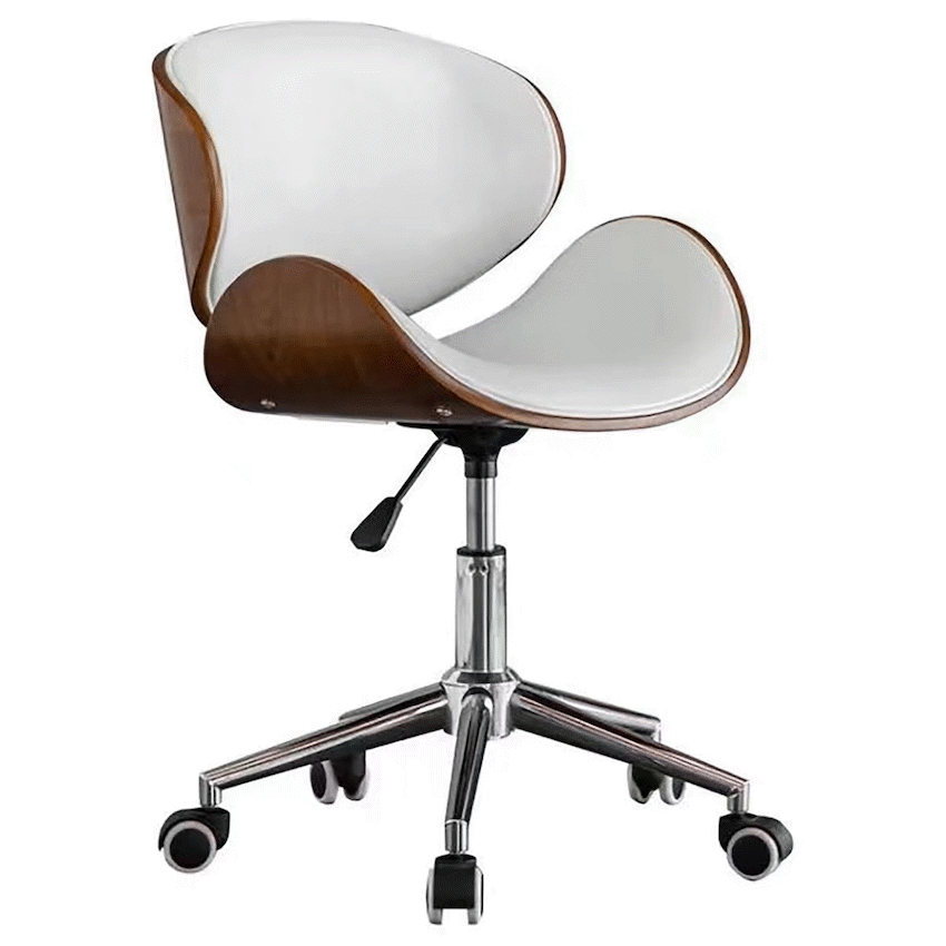 Amos Mid Back Office Chair - White