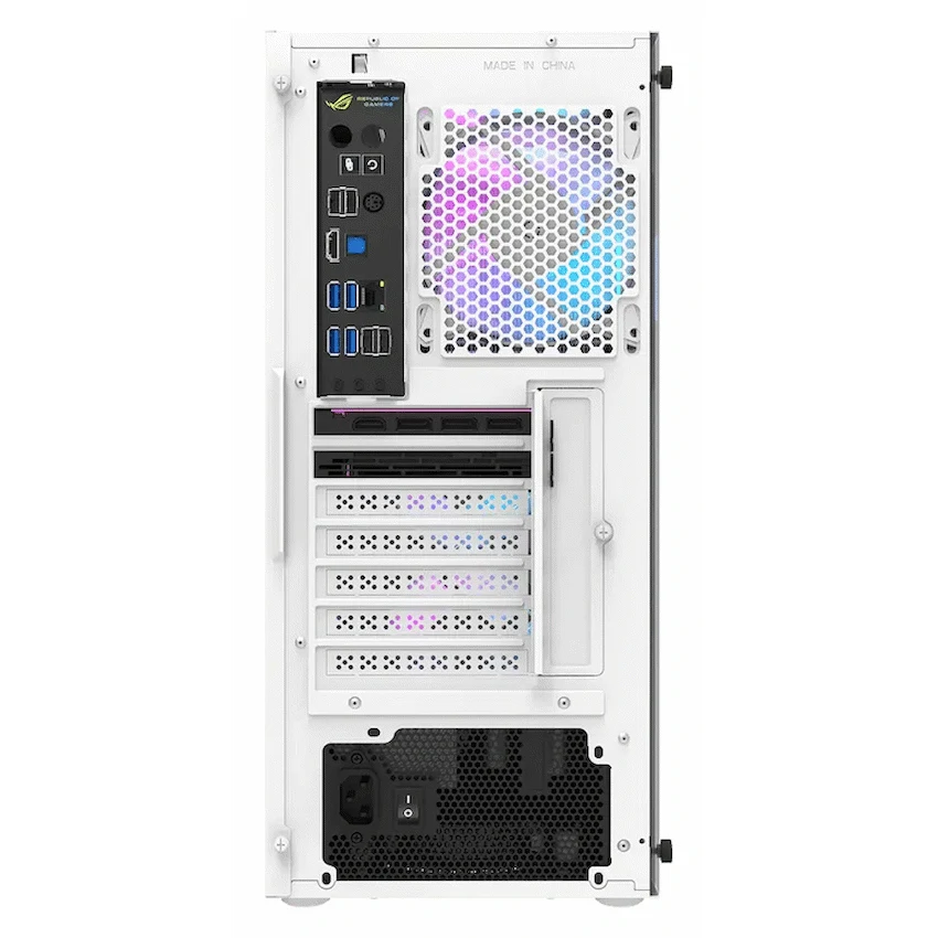 darkFlash Computer Case DK351 - White (with 4 ARGB Fans) - Guards On Duty Shop & Security Guards