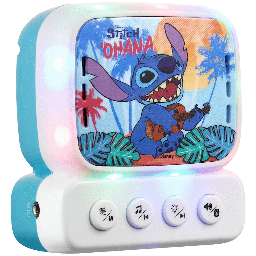 Disney Stitch Bluetooth Mini Karaoke Machine with Belt Hook