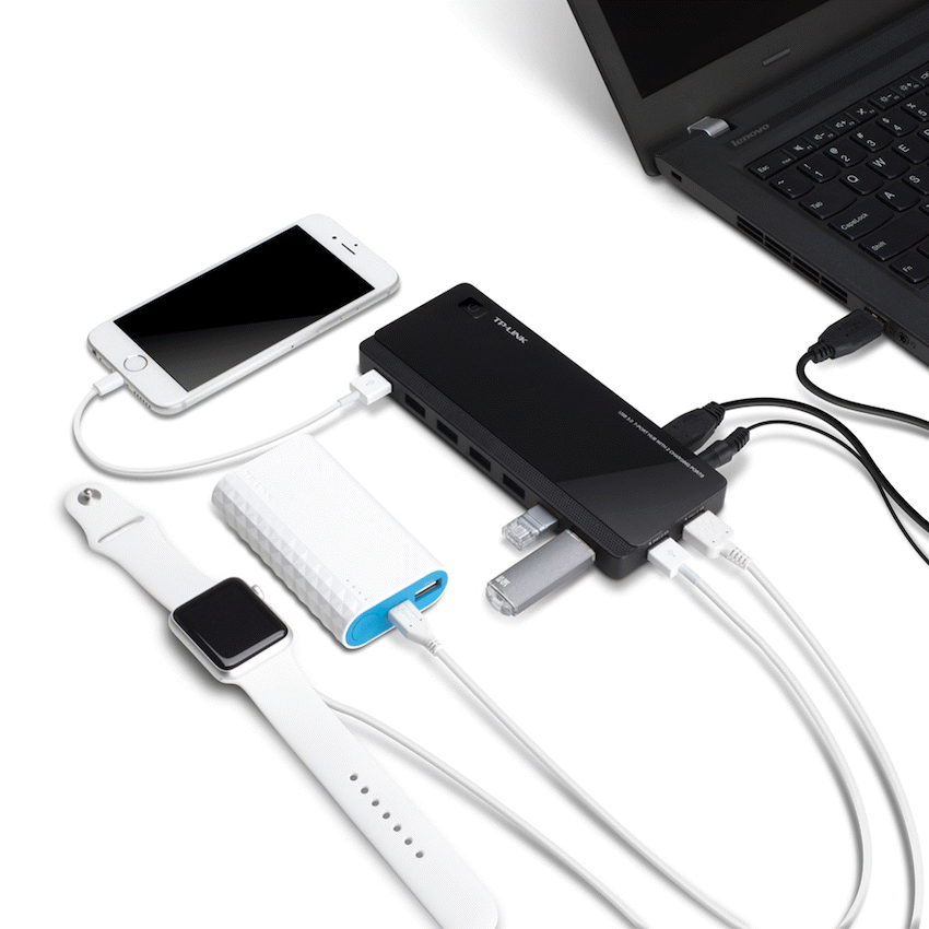 UH720 USB 3.0 7-Port Hub with 2 Charging Ports