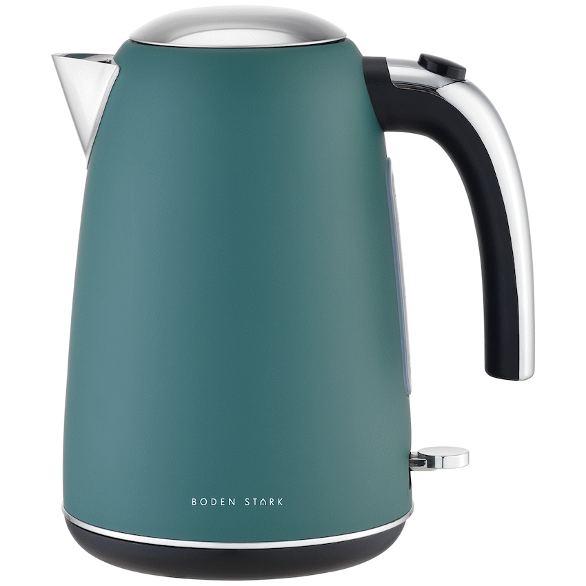 Boden Stark 1.7L Matte Stainless-Steel Kettle - Green - Guards On Duty Shop & Security Guards