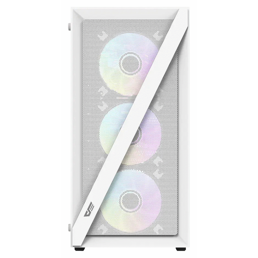 darkFlash Computer Case DK260 Air White (with 4 ARGB Fans) - Guards On Duty Shop & Security Guards
